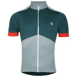Pánský cyklistický dres Dare 2b ProtractionIIJrsy Velikost: S / Barva: zelená/šedá