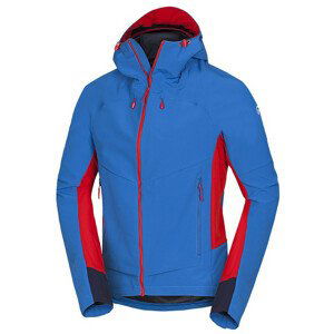 Pánská softshellová bunda Northfinder Princeton Velikost: M / Barva: modrá/červená
