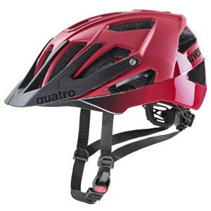 Cyklistická helma Uvex Quatro Cc Velikost helmy: 52-57 cm / Barva: červená/černá