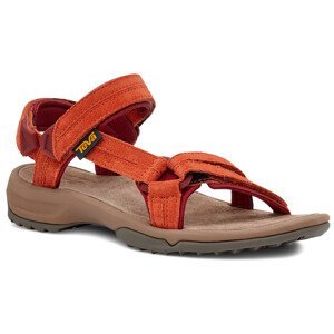 Dámské sandály Teva W'S Terra Fi Lite Suede Velikost bot (EU): 38 / Barva: cihlová