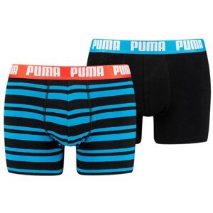 Pánské boxerky Puma Heritage Stripe Boxer 2P Velikost: L / Barva: zelená