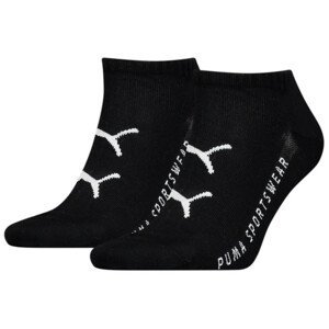 Ponožky Puma Cat Logo Sneaker 2P Velikost ponožek: 39-42 / Barva: černá