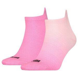 Dámské ponožky Puma Gradient Sneaker 2P Velikost ponožek: 39-42 / Barva: růžová