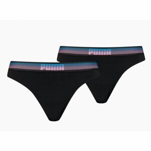 Dámské kalhotky Puma Luminous String 2P Velikost: S / Barva: černá