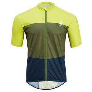 Pánský cyklistický dres Silvini Turano Pro Velikost: M / Barva: zelená/modrá