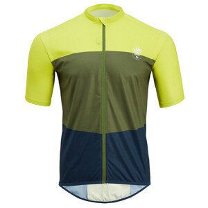Pánský cyklistický dres Silvini Turano Pro Velikost: L / Barva: zelená/modrá