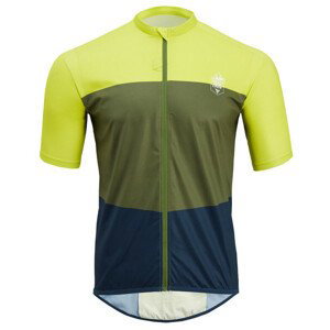 Pánský cyklistický dres Silvini Turano Pro Velikost: XXL / Barva: zelená/modrá