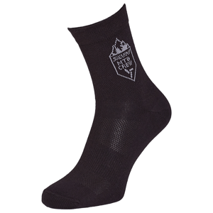 Cyklistické ponožky Silvini Bevera Velikost ponožek: 39-41 / Barva: černá