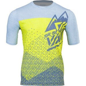 Pánský cyklistický dres Silvini Denno Velikost: M / Barva: modrá/žlutá