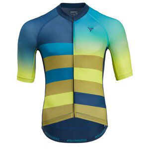 Pánský cyklistický dres Silvini Mazzano Velikost: L / Barva: modrá/zelená