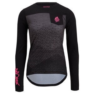 Dámský cyklistický dres Silvini Ella Velikost: XL / Barva: černá/růžová
