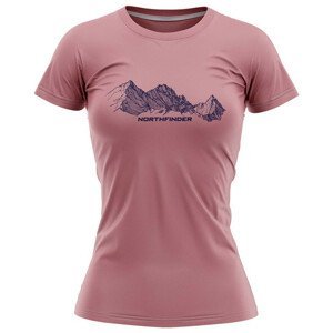 Dámské triko Northfinder Kenya Velikost: M / Barva: růžová