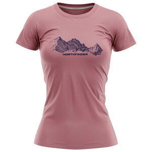 Dámské triko Northfinder Kenya Velikost: L / Barva: růžová