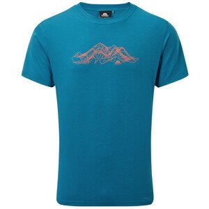 Pánské triko Mountain Equipment Groundup Mountain Tee Alto Blue Velikost: XL / Barva: modrá