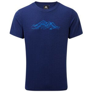 Pánské triko Mountain Equipment Groundup Mountain Tee Medieval Blue Velikost: L / Barva: modrá
