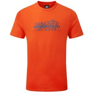 Pánské triko Mountain Equipment Skyline Tee Velikost: XL / Barva: oranžová