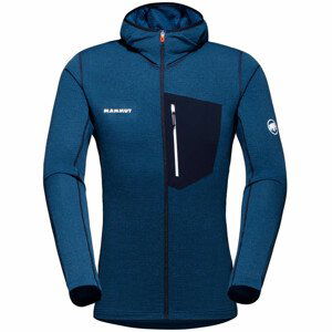 Pánská bunda Mammut Aenergy Light ML Hooded Jacket Men Velikost: XXL / Barva: světle modrá