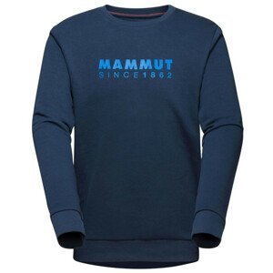 Pánská mikina Mammut Core ML Crew Neck Men Logo Velikost: L / Barva: modrá