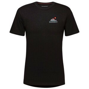 Pánské tričko Mammut Core T-Shirt Men Sunrise Velikost: M / Barva: černá