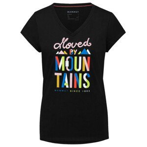 Dámské triko Mammut Massone T-Shirt Women Slogan Velikost: XS / Barva: černá