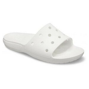 Pantofle Crocs Classic Crocs Slide Velikost bot (EU): 36-37 / Barva: bílá