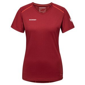 Dámské triko Mammut Sertig T-Shirt Women Velikost: S / Barva: červená