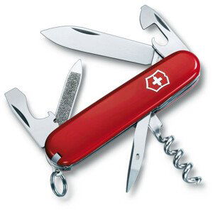 Kapesní nůž Victorinox Sportsman s kroužkem na klíče Barva: červená