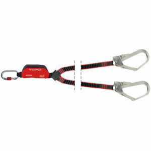 Tlumič pádu Camp Retexo Rewind Double + 0981 + 2x0984 100-140 cm Barva: červená