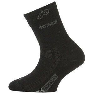 Dětské ponožky Lasting TJS Velikost ponožek: 34-37 / Barva: černá