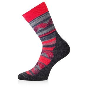 Ponožky Lasting WLI Velikost ponožek: 38-41 / Barva: červená