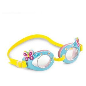 Dětské plavecké brýle Intex Fun Goggles 55610 Barva: světle modrá (motýl)