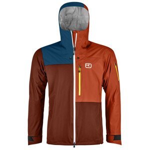 Pánská bunda Ortovox 3L Ortler Jacket M Velikost: M / Barva: oranžová