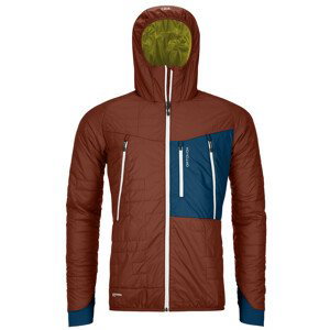 Pánská bunda Ortovox Swisswool Piz Boe Jacket M Velikost: L / Barva: oranžová