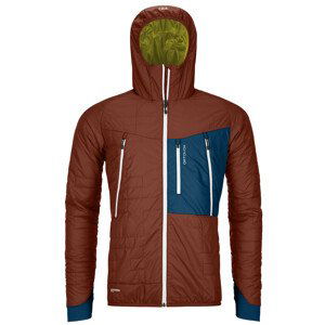Pánská bunda Ortovox Swisswool Piz Boe Jacket M Velikost: XL / Barva: oranžová
