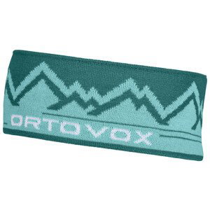 Čelenka Ortovox Peak Headband Barva: zelená