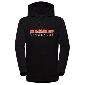 Pánská mikina Mammut Mammut ML Hoody Men Logo 2022 Velikost: M / Barva: černá