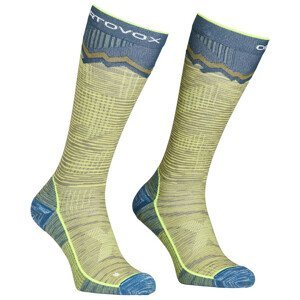 Pánské ponožky Ortovox Tour Long Socks M Velikost ponožek: 42-44 / Barva: žlutá/modrá
