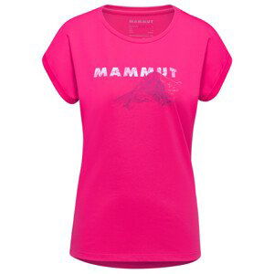 Dámské triko Mammut Mountain T-Shirt Women Eiger Velikost: L / Barva: růžová