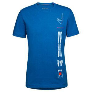 Pánské triko Mammut Mammut Core T-Shirt Men Snow Velikost: XXL / Barva: modrá