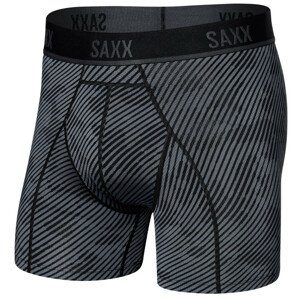 Boxerky Saxx Kinetic Light-Compression Mesh Bb Velikost: L / Barva: černá/šedá