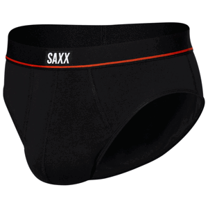 Boxerky Saxx Non-Stop Stretch Cotton Brief Fly Velikost: M / Barva: černá
