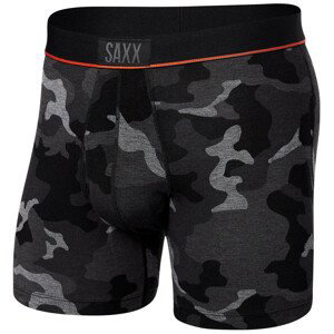 Boxerky Saxx Ultra Super Soft Boxer BF Velikost: L / Barva: černá/šedá