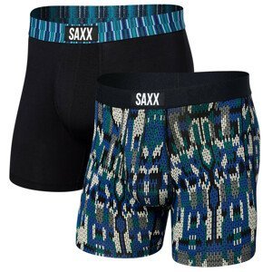 Boxerky Saxx Vibe Super Soft BB 2Pk Velikost: S / Barva: modrá/černá