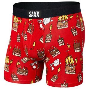 Boxerky Saxx Vibe Super Soft BB Velikost: S / Barva: červená