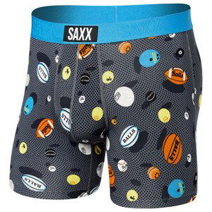 Boxerky Saxx Vibe Super Soft BB Velikost: S / Barva: šedá/modrá