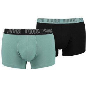 Pánské boxerky Puma Basic Trunk 2P Velikost: M / Barva: zelená