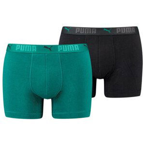 Pánské boxerky Puma Sport Cotton Boxer 2P Velikost: L / Barva: zelená