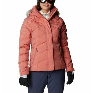 Dámská zimní bunda Columbia Lay D Down™ II Jacket Velikost: S / Barva: růžová