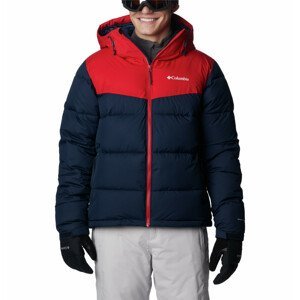 Pánská zimní bunda Columbia Iceline Ridge™ Jacket Velikost: M / Barva: modrá/červená