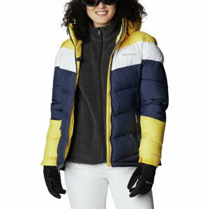 Dámská zimní bunda Columbia Abbott Peak Insulated Jacket Velikost: S / Barva: modrá/žlutá
